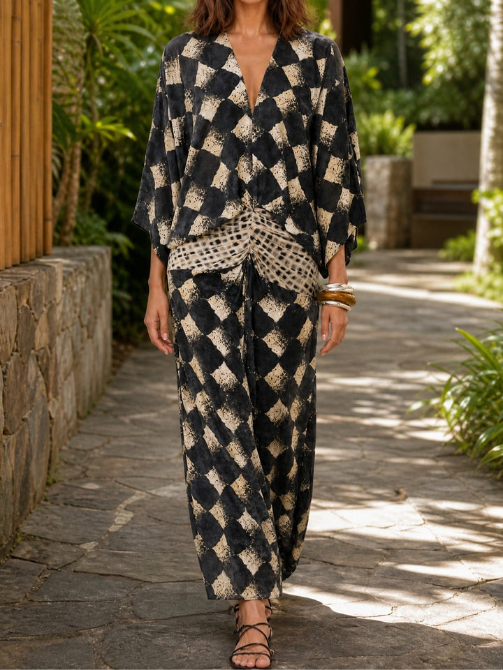 Serena | Mediterranean Mosaic Dress
