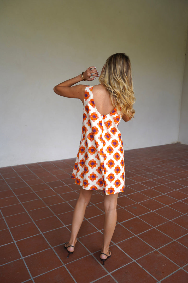 Camille | Vintage Floral Summer Dress